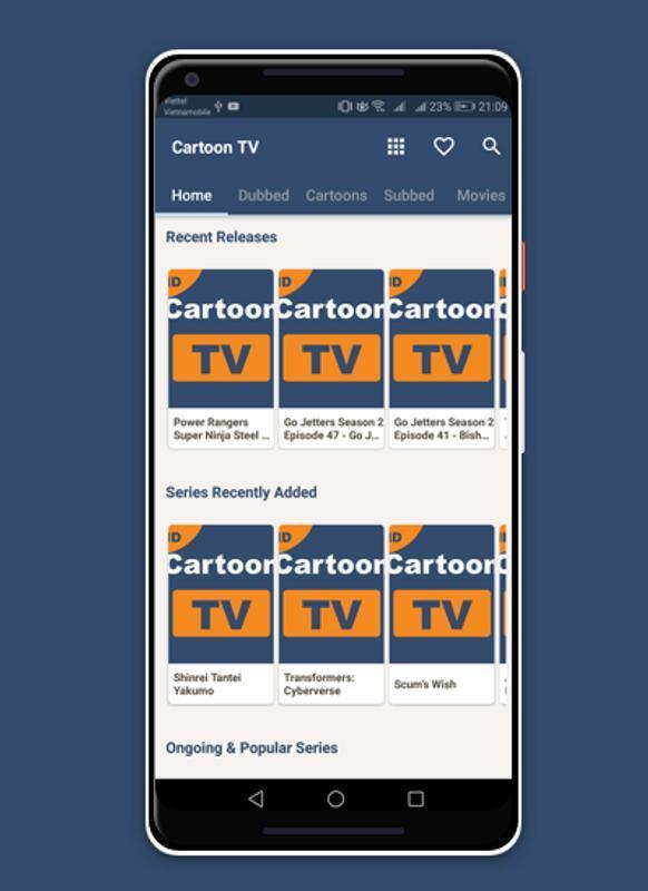 Watch Cartoons For Free APK For Android And IOS