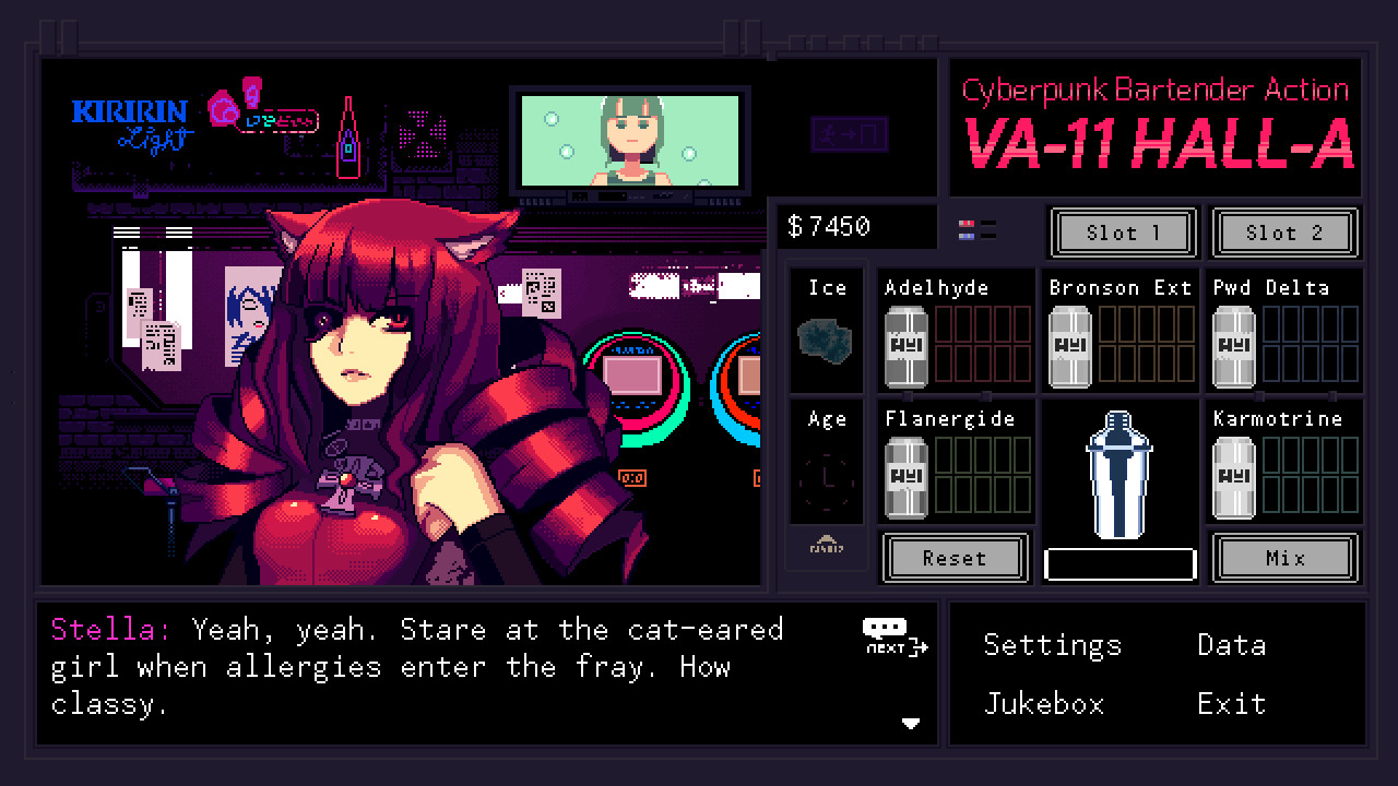 VA-11 Hall-A: Cyberpunk Bartender Action PC Game Free Download