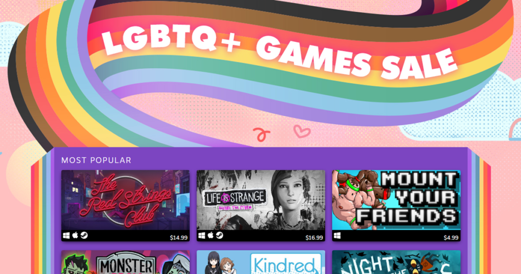Season of Pride returns with LGBTQIA Charity Streams & Game Sales