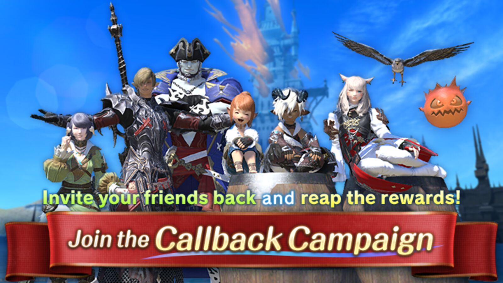 Callback Campaign FFXIV: Bring your lapsed friends back
