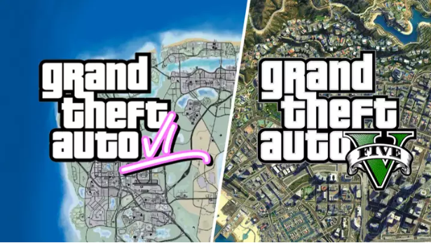 GTA 6 map compared to GTA 5 makes fans angry